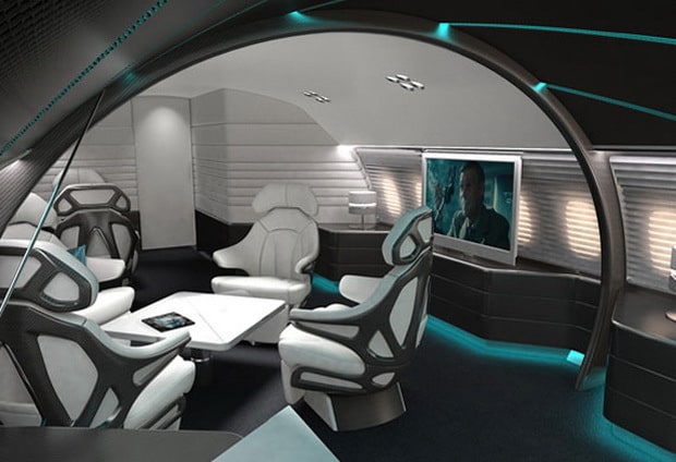 cabina Avro Business Jet